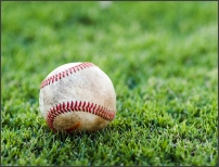 Baseball in field
