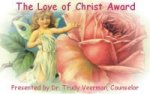 A Christian Counselor: The Love Of Christ Award